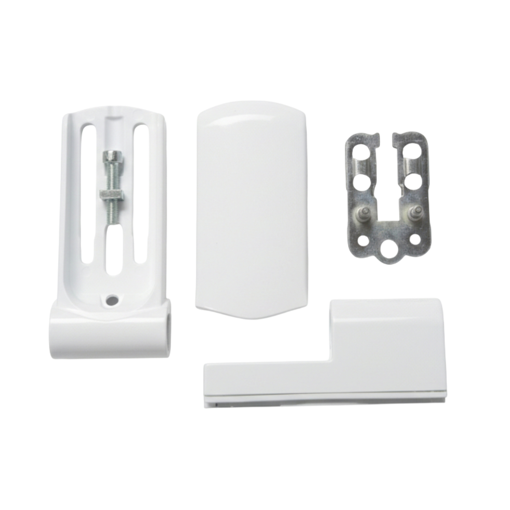 Петля REZE ALEON дверная 105 мм 120кг ( 14-18 мм ) RAL 9016 белый