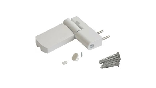 Петля дверная 105 мм ROTO PS27 наплав 17-20,5 мм БЕЛАЯ RAL 9016 492589